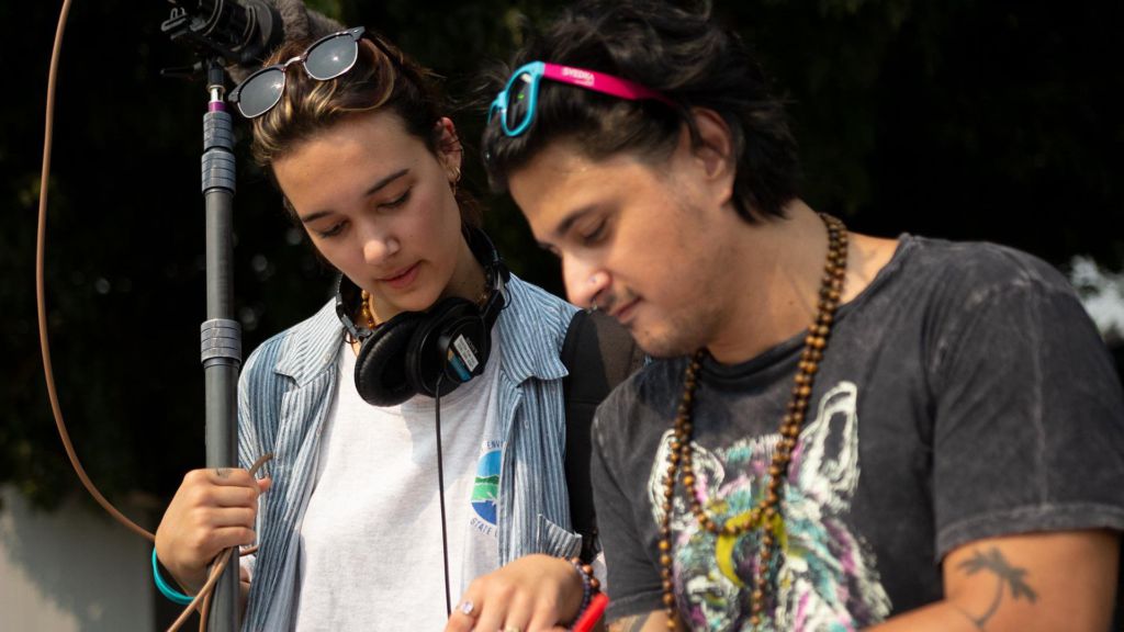 Producing for Film Students practice hands-on